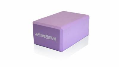 Блок для занятий йогой Moove&amp;Fun MF-Brick-Block-LT Purple Блок для йоги Moove&amp;Fun MF-BRICK-BLOCK-LT.PURPLE - практичное и функциональное приспособление для оказания поддержки и придания дополнительной опоры телу пользователя.
