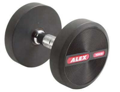 Гантельный ряд ALEX DB-TPU от 52.5 до 60 кг Профессиональный гантельный ряд&nbsp; с полиуретановым покрытием.
Набор включает 4 пары гантелей от 52,5 до 60 кг с шагом 2,5 кг.
Длина хвата: 140 мм.
Общий вес: 450 кг.
