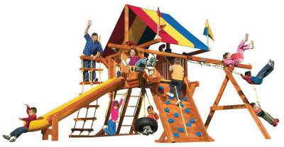 Детский спортивный комплекс для улицы Sunshine Castle 
	Ваши дети вполне заслуживают лучшего!
	Детские игровые площадки американской фирмы &quot;Rainbow Play Systems&quot; это высочайшее качество, дизайн, продуманный до мелочей.
	Производство: Rainbow Play Systems, США.

