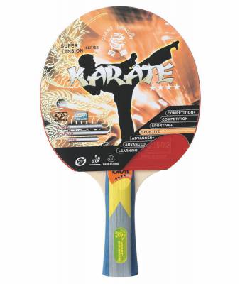 Теннисная ракетка GIANT DRAGON Karate Ракетка для настольного тенниса GIANT DRAGON Karate 4 звезды имеет высокие показатели скорости и вращения.
Характеристики:
Вращение: 72 Скорость: 81 Контроль: 67
