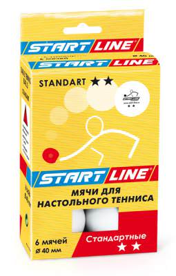 Мячи для настольного тенниса Start-line STANDART 2* Мячи Start-line Standart 2* любительского уровня.
Подходят для игры в помещении и на улице.
Количество: 6 шт.
Цвет: белый.
