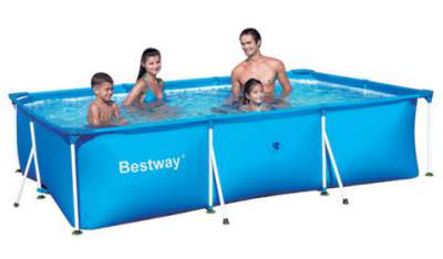 Каркасный бассейн Bestway 56043 прямоугольный В жаркие летние дни предлагаем освежиться в прямоугольном каркасном бассейне от компании Bestway серии Deluxe Splash, который отличается высокой прочностью и устойчивостью.

Каркасный прямоугольный бассейн Bestway 56043&nbsp;объемом&nbsp;3183&nbsp;л, идеальный вариант для всей семьи.&nbsp;
Прямоугольная форма бассейна позволит удобно распределить место на участке.
Чаша - выполнена из &nbsp;трехслойного ПВХ. Каркас из &nbsp;металлической нержавеющей стали. Все эти характеристики гарантируют&nbsp;
прочность и долгий срок службы.&nbsp;

Материал - ПВХ, металл

Объем -&nbsp;3183&nbsp;л

Размер -&nbsp;300х201х66см

Вес: 16,05 кг
