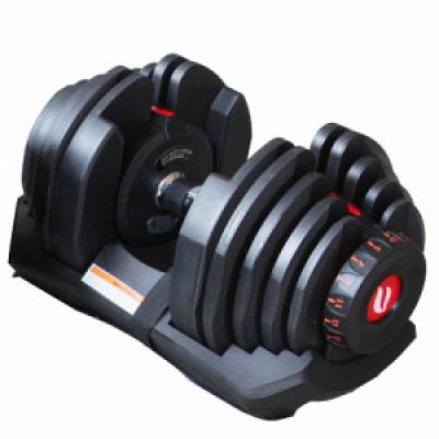 Регулируемая гантель Optima Fitness 40 кг Регулируемая гантель Optima Fitness 40 кг.
Многофункциональная гантель со ступенчатой регулировкой веса от 4,5 до 40 кг.
Нагрузка удобно регулируется по шкале, простым поворотом диска.
Имеет 15 уровней регулировки.
