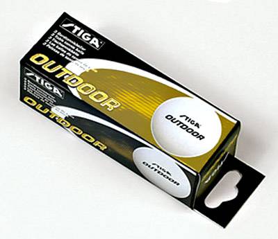 Мячи для настольного тенниса STIGA Outdoor 3 шт. 
	Мячи, созданные специально для игры вне помещений.
	В упаковке 3 шт.

