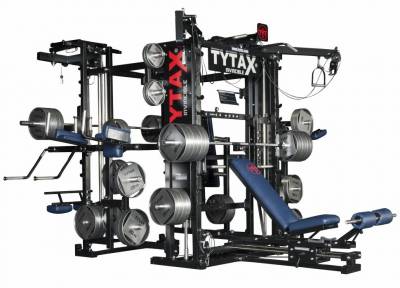 Мультистанция Tytax T3-X TYTAX T3-X - это многофункциональный комплекс, в стандартную комплектацию которого входит семь станций и возможно выполнять более 400 упражнений. Одновременно на комплексе могут заниматься семь человек.
Универсальный тренажер для офисных спортивных залов, спортивных объектов и фитнес клубов.
Благодаря дополнительным 14 опциям возможно увеличить количество упражнений до 500.
Вес тренажера в стандартной комплектации: 760 кг.
Минимальный размер помещения для установки комплекса&nbsp;(ДхШхВ):&nbsp;500х430х230 см.
